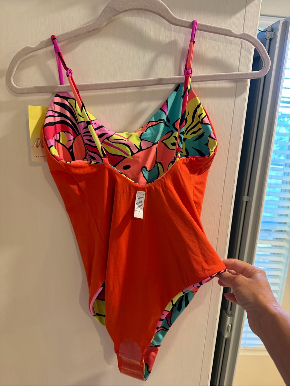 Maaji one piece reversible swimsuit! NWT! Size Large! - Picture 5 of 6